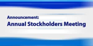 Annual Stockholders Meeting