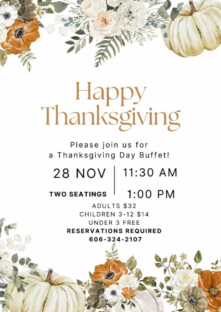 Thanksgiving Day Buffet 2024