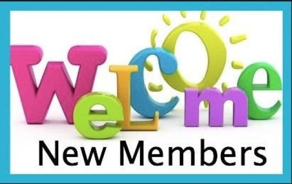 Welcome New Members